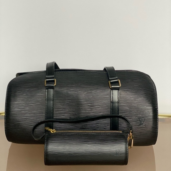 ๐ฏ Authentic Louis Vuitton Black Epi Papillon 30 Bag and Mini Bag Set - Picture 3 of 6